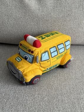 Hess Toy Plush Truck 2024 Edition School Bus with Working Lights & Music WORKS